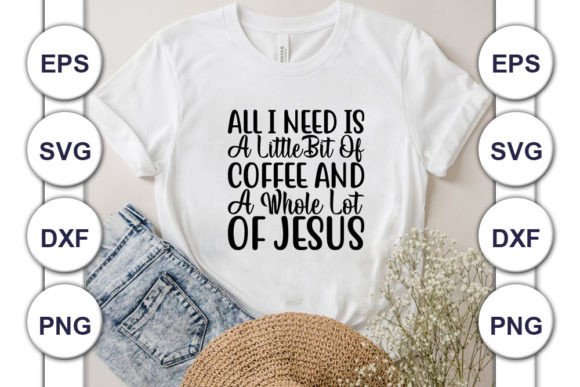 All I Need Is a Coffee SVG Design – Real Embroidery Test