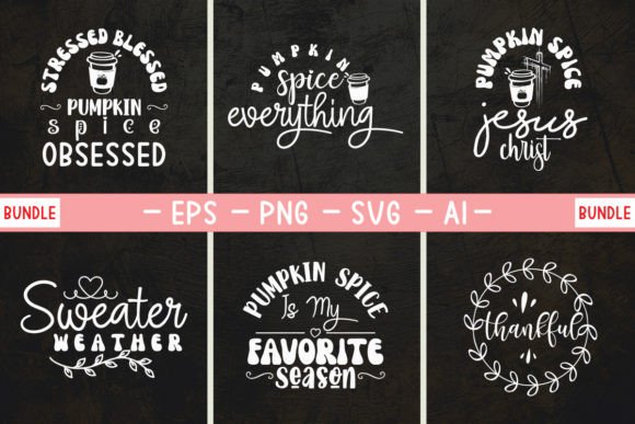 Fall Autumn Sublimation for T-Shirt Designs