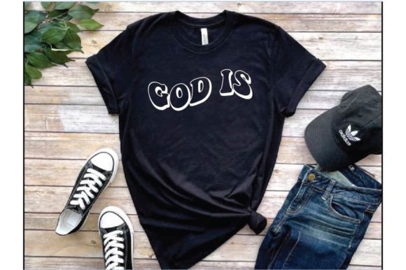 God is Typography Graphic T-Shirt Design